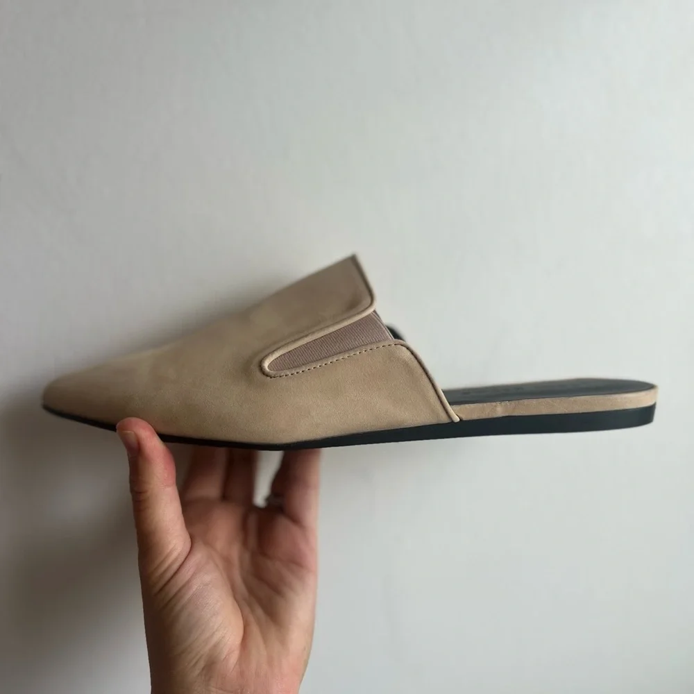 Jenni Kayne Cream Women's Mules - Picture 9 of 14
